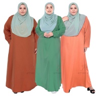 6XL 7XL 8XL. JUBAH POKET PLAIN. Jubah Murah Muslimah Plus Size. Plain Dress Nursing Friendly