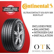 255/45R20 CONTINENTAL ULTRACONTACT 6 UC6 SUV SSR RUN FLAT 20 INCH TYRE (FREE INSTALLATION &amp; DELIVERY)