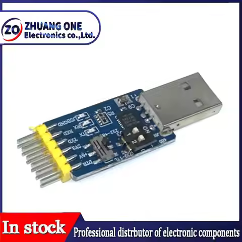 1PCS CP2102 USB to UART TTL RS232 USB TTL to RS485 Mutual Convert 6 in 1 Convert Module Serial Adapt