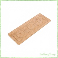 [LzdjfmydcMY] Bead Design Board Engraved Measurements Beading Board Wood Crafting Supply