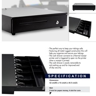 Mesincashier2u 🔥 HOT SELLING 🔥 Cash Drawer 5 Compartment Cash Drawer Box POS System With 5 Bill 4 Co