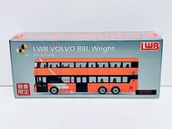 全新 未開封 Tiny 微影 合金 車仔 Scale 1:110 1/110 比例 龍運巴士 LWB 富豪 Volvo B8L 12米 歐盟六型 玻璃梯 巴士 Wrightbus 落船版 巴士模型 ( 暫停服務 ) 展會 限定