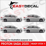 Proton Saga 2020 body sticker / Racing Stripes / Body lining Sticker