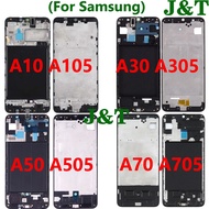 LCD Front Middle Frame For Samsung A10 A20 A30 A50 A70 Disply Front Housing LCD Bezel PlateBezel Plate