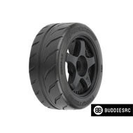 PRO-LINE 1/7 TOYO PROXES R888R S3 FRONT/REAR 42/100 2.9" BELTED MOUNTED 17MM 5-SPOKE (2) PRO1019910