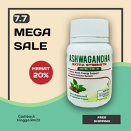READY STOCK ASHWAGANDHA ORIGINAL KSM-66 30 CAPSULE 300 MG