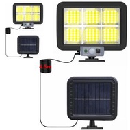 Others - 太陽能室外燈 具備運動感應功能的室外太陽能燈 COB 太陽能泛光燈 防水設計 3種照明模式 配有14.8英尺電纜 (2件裝)