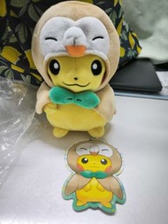 絕版 木木梟 變裝皮卡丘 比卡超 公仔 pokemon  寵物小精靈 精靈寶可夢