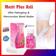 PROMO Merit Plus Capsule Obat penurun berat badan diet Pelangsing Badan Cepat Dan Ampuh mengecilkan 