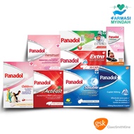 Panadol Actifast/ Optizorb/ Extend/ Extra/ Menstrual/ Children/ Soluble