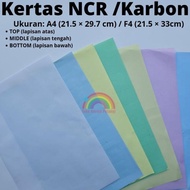 kertas NCR/karbon/nota isi 500 pcs (1rim) ukuran A4/F4