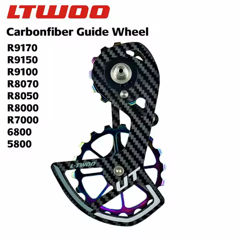 LTWOO UT 105 Bicycle Ceramic Bearing Carbon fiber Jockey Pulley Wheel Set Rear Derailleurs Guide Whe