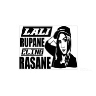 Cutting car sticker words 35x25 cm