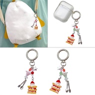 HSV Unique Handcrafted Keyring Decoration with Ice Cream Shape Decorative Keychain