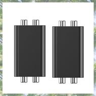 2X Ground Loop Noise Isolator Audio Isolator Noise Humming Buzzing Filter Noise Suppressor Isolator 