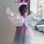 White Fairy Wings Cosplay/3in1 Angel Costume Set Angel Wings Angel Wings/Halloween Costume/ Lighted 
