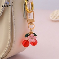 Exquisite Simulation Cherry Cherry Blossom Pendant Fresh Niche Backpack Fashion Keychain ️ZenSiam