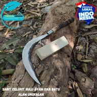 Sabit Celuritan Khas Madura Bentuk Bulu Ayam Baja Per Mobil 100% Asli Dan Asahan Batu Alam Halu - Ge