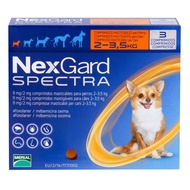 Nexgard Spectra for very small dogs 2 to under 3.5 kg