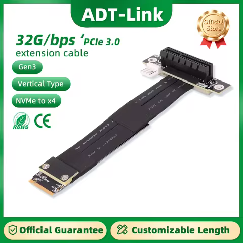 R42SF/R42SL/R42SR PCIe x4 3.0 Extension Cable PCI Express 4x To M.2 NVMe M Key 2280 Riser Card Gen3.