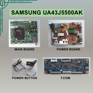 SAMSUNG UA43J5500AK / Main board / Power board / T.com / Power button