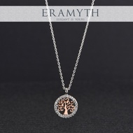 Eramyth Jewelry สร้อยคอ เงินแท้ + จี้ ต้นไม้แห่งชีวิต SJ-0105-SRP01 ฝังเพชรสวิสCZ สินค้ามาตรฐานส่งออ