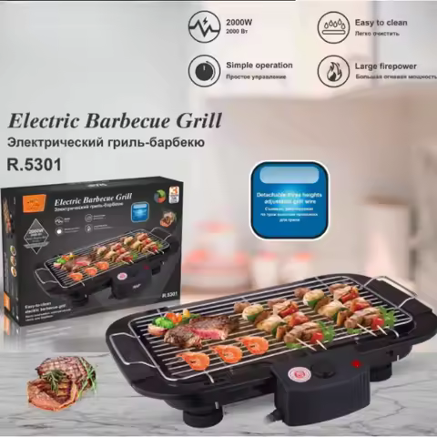 Home Electric Grill, Dining Table, Electric Baking Tray, Outdoor Barbecue Machine, Small Appliances,