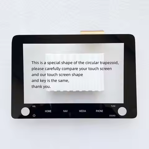 New Glass Touch Screen Panel Digitizer Lens Sensor For Mitsubishi eclipse cross 2021-2024 Car Radio 