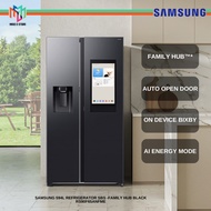 Samsung RS90F65ANF/ME 594L SBS Family Hub Black Refrigerator Auto Open Door On Device Bixby RS90F65A