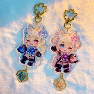 Keychain - Fuwamoco Kimono ( Hololive EN Vtuber )