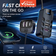 48w 5 Port USB Car Charger Super Fast Charging for Android Type-c