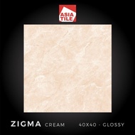 Keramik Asia 40x40 Zigma Cream Glossy
