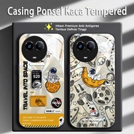 drew house angkasawan Casing For Realme 9 8 7 7i 6 5 5S 3 Pro Plus 4G 5G Jenama bergaya Glass Phone 