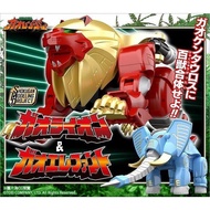 現貨 Bandai 魂限 SMP 百獸戰隊 百獸合體 牙吠獅 + 牙吠象 食玩模型 (可配合天空精靈王)