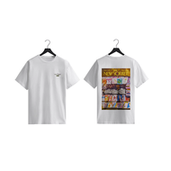 KITH นิวยอร์กท้องถิ่นที่เป็นเอกลักษณ์เสื้อยืดปกนิตยสารออกแบบแขนสั้นผ้าฝ้ายเยาวชนแฟชั่น สตรีทแวร์ สำห