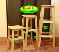 Kursi makan Kursi kayu tinggi 50 cm