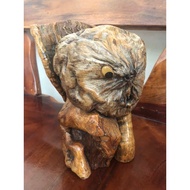 Burl Wood Figure, 9.5in