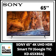 {KL & Selangor Only}SONY KD-65X80AJ 65 X80AJ 4K UHD HDR Smart TV (Google TV)