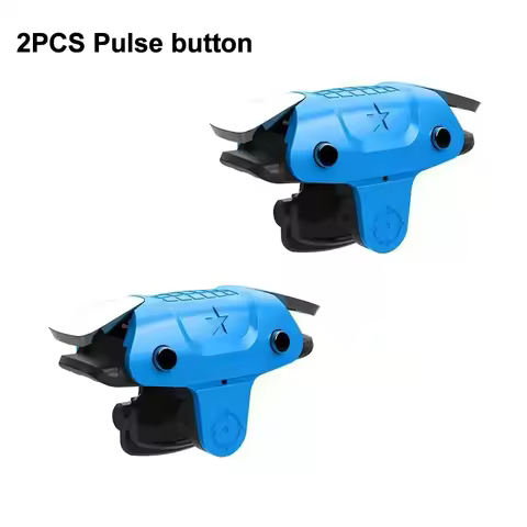 2pcs Z1 4 Fingers Mobile Phone Aim Shooting PUBG Game Triggers L1 R1 ABS Key Button for IPhone Samsu