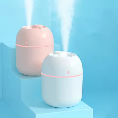 Portable 220ml H2o Mini Cup Sprayer Mist humidifier Double Wet Aroma Essential Oil Diffuser Car usb