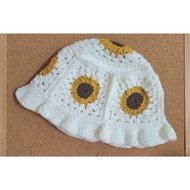 [Pre-Order] Sunflower bucket hat crochet bucket hat