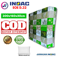 Kasur Premium Busa INOAC EOE D32 No 2 Tebal 30 cm 200 x 160 x 30 cm Gratis Bantal Garansi 20 Tahun O