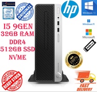 i5 9GEN REFURBISH PC DESKTOP HP PRODESK 400 G6 SFF FROM JAPAN (RAM 8GB/16GB/32GB/ NVME SSD 512GB/ WINDOWS 10/11 PRO)
