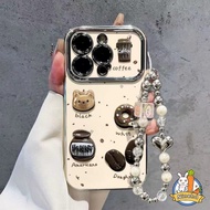 DIY Doll Casing for IPhone 16 15 11 12 13 14 Pro Max X Xr Xs 8 7 6 6s Plus SE 2020 Luxury Plating Ca