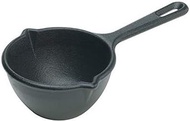 Lodge LMP3 Cast Iron Melting Pot, Pre-Seasoned, 15-Ounce, Black