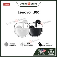 Lenovo LP80 Wireless BT5.0 Headphones Semi-in-ear Sports Earbuds with Moving Coil Composite Diaphrag