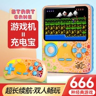 Private Model Macaron 666 in One Colorful Single Double Handheld Game Console Can Be Used As