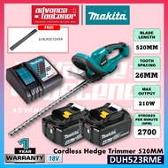 MAKITA DUH523RME / DUH523RFE / DUH523Z 18V Cordless Hedge Trimmer 520MM (20-1/2")