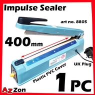 400mm PP/PE Plastic Bag Impulse Sealers Kedap Mesin Pengedap Packing Sealer 塑料封口机