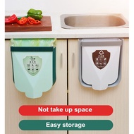 Wall dustbin Hanging dustbin Foldable trash can for kitchen